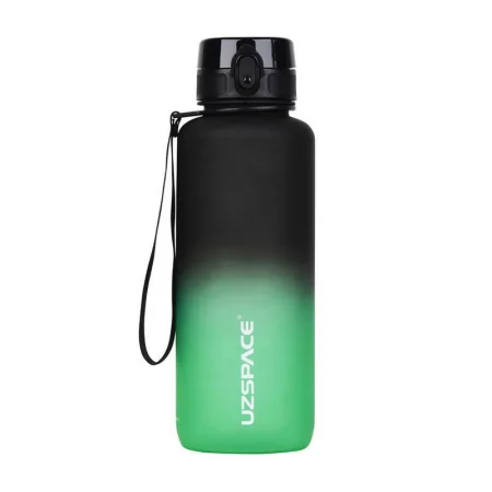 Uzspace Frosted Gradient Waterbottle 3056 1,5 л Чорний/green