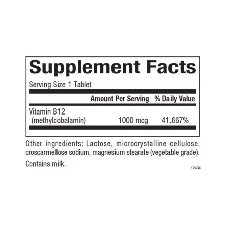 B12 Methylcobalamin 1000 мкг - 90 таблеток
