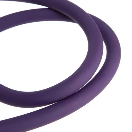 Еспандер трубчастий з ручками та фіксатором дверей довжина 120 см навантаження 22,7 кг фіолетовий