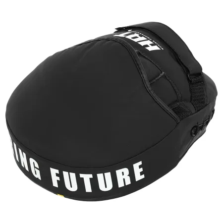 Лапа Вигнута для боксу та єдиноборств HARD TOUCH 19x5x25 см 2 шт - 23 см - Чорний, Жовтий