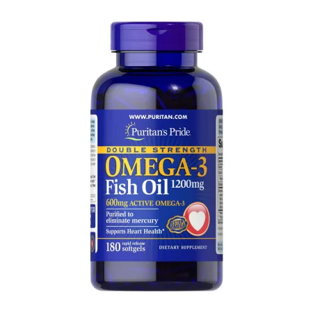 Omega-3 Fish Oil 1200 мг double strength - 180 софтгель