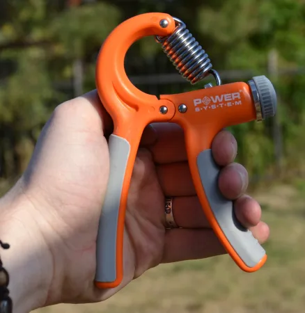 Еспандер кистьовий Power System PS-4021 з регульованим навантаженням 10 - 40 кг Power Hand Grip помаранчевий
