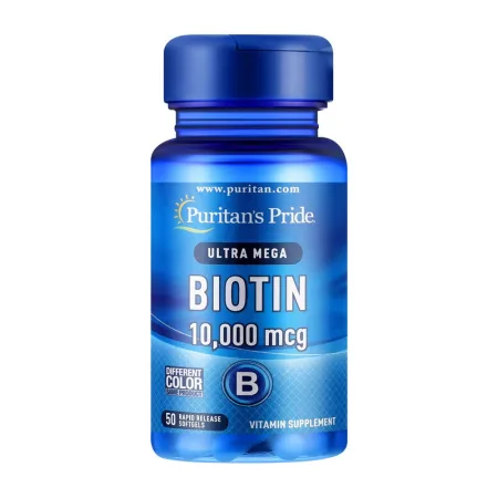 Biotin 10,000 мкг - 50 софтгель