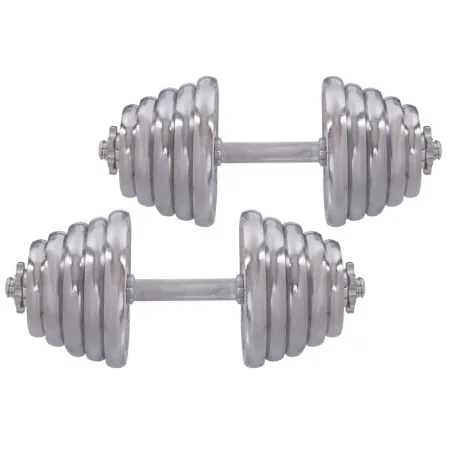 Гантелі розбірні хромовані 2 шт по 20 кг - 2 х 20 кг