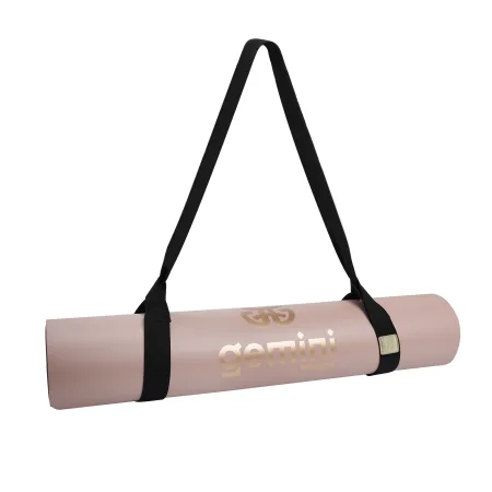 Килимок для йоги каучуковий поліуретан Sport Pro 183 см*68 см*5 мм пудровий