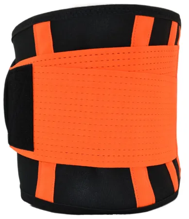Compression Belt MadMax MFA-277 Slimming belt Black/neon orange L
