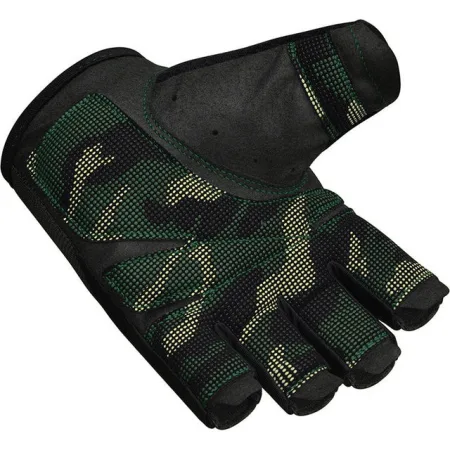 Рукавички для фітнесу RDX T2 Half Army Green M