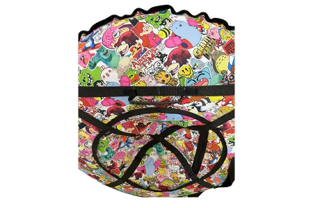 Тюбинг надувные санки ватрушка с камерой "мультик" 100 см