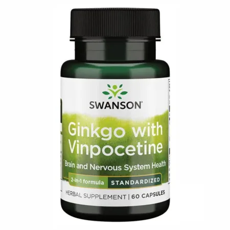 Ginkgo with Vinpocetine - 60 капсул