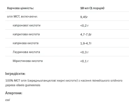 MCT keto oil - 200 мл
