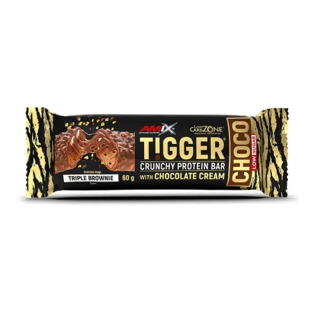 Tigger Crunchy Protein Bar - 60 г трійний брауні