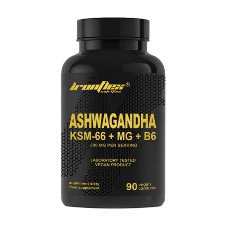Ashwagandha KSM-66+MG+B6 200 мг - 90 капсул