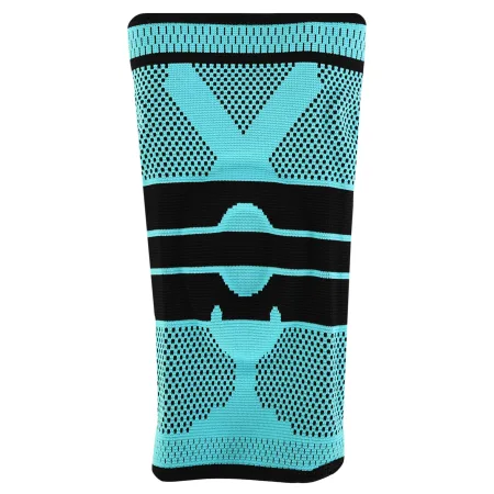 Наколінник бандаж із силіконовим кільцем MUTE ML 1 шт 9066-CYAN - M