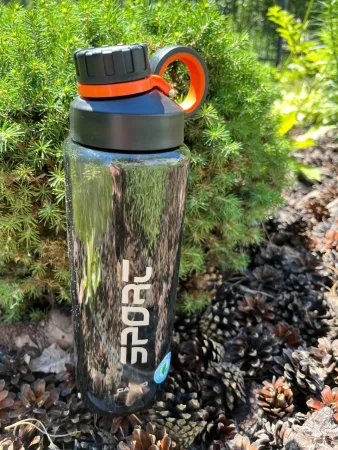 Пляшка для води CASNO - 1000 мл KXN-1236 сіра