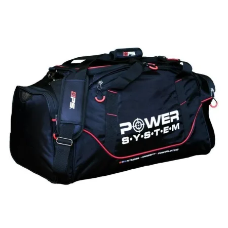 Спортивна сумка Power System PS-7010 Gym Bag Magna чорний/червоний