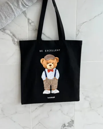 Екошопер BookOpt ВК4057 Teddy Bear (Be Excellent) чорний