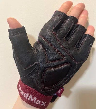 Рукавички для фітнесу MadMax MFG-911 Nine-eleven Black / perpito L