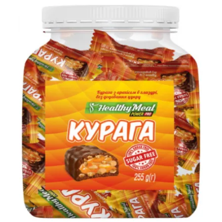 Helthy Meal - 255 г курага с арахисом в глазури