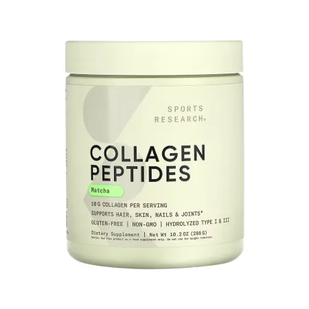 Collagen Peptides Organic Matcha - 288 г зелений чай (без етикетки)