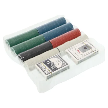 Набір для покеру в металевій коробці 400 фішок