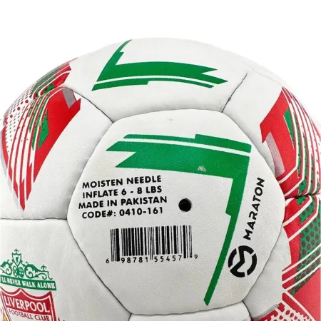 М'яч футбольний клуб "Liverpool" - білий/зелений/червоний