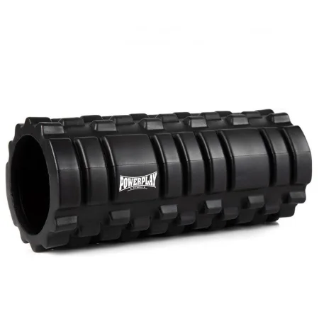 Набір для масажу та йоги PowerPlay PP_4096 (ролик 33*14 + 2-ва мячі) Black + резинка 11 кг.