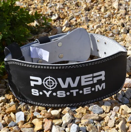 Пояс для важкої атлетики Power System PS-3250 Power Basic шкіряний Black - S