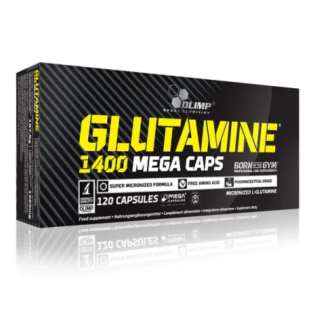 L Glutamine 1400 mega caps 1 блистер - 30 капсул