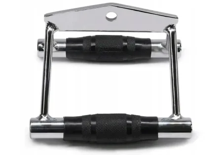 Ручка для нижней тяги двойная EasyFit (обрезиненные ручки)