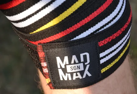 Бинти на коліна MadMax MFA-292 Knee Wraps Black