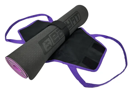 Сумка-переноска EasyFit для йога-килимка фіолетова