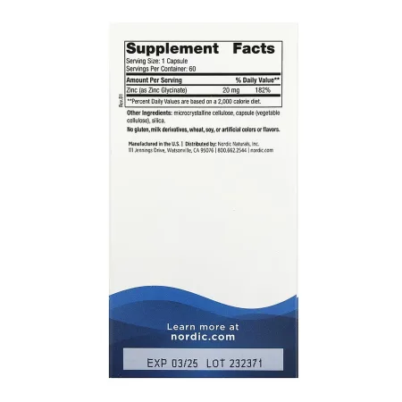 Zinc Glycinate - 60 капсул