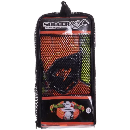 Рукавички воротарські професійні SOCCERMAX 10 - помаранчевий