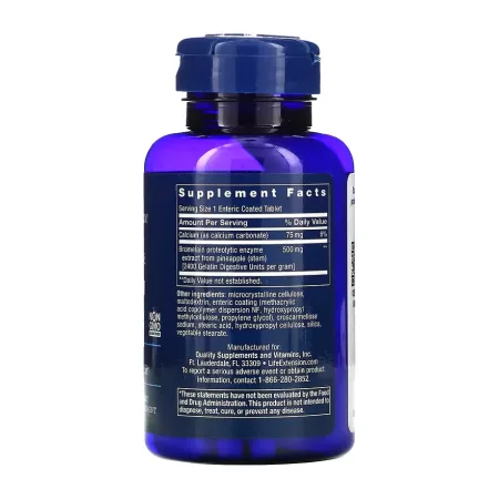 Specially-Coated Bromelain	500 мг - 60 таблеток