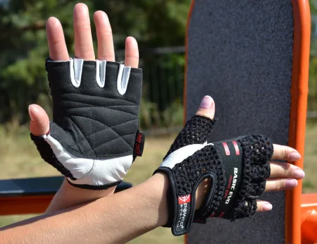 Рукавички для фітнесу Power System PS-2100 Basic EVO Black/Red Line - L