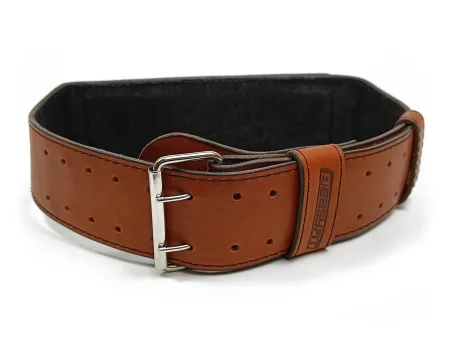 Пояс атлетичний EasyFit DeciBelt шкіра коричневий 2 - XL