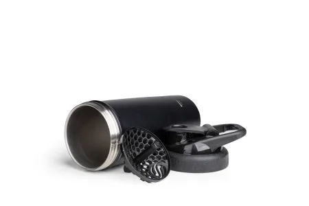 Шейкер спортивний SmartShake металевий Insulated Steel - 750 мл Чорний
