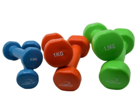 Набір гантелей в кейсі 6 кг. PowerPlay 4103 Fitness Dumbells 2 шт.*0,5 кг. 2 шт.*1 кг. 2 шт.* - 1,5 кг.