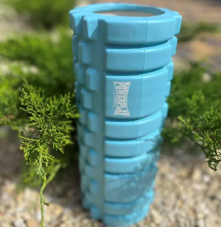 Масажний ролик (роллер) PowerPlay 4025 Massage Roller синій 33x14 см