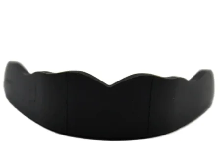 Капа боксерська PowerPlay 3318 JR дитяча (вік до 10) чорна