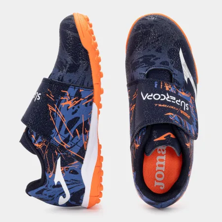 Сороконіжки дитячі Joma SUPER COPA темно синій, помаранчевий діт 34 розмір SCJW2403TFV (оригінал)