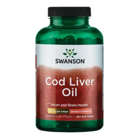 Cod Liver Oil (Double strength) 700 мг - 250 софтгель per bottle