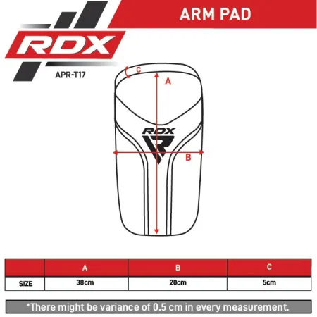 Пади для тайського боксу RDX Arm Pad Aura Plus T-17 Black (1 шт.)