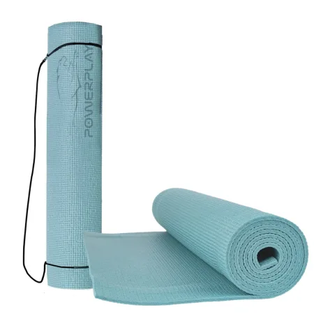 Килимок для йоги та фітнесу PowerPlay 4010 PVC Yoga Mat зелений 173x61x0,6