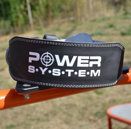 Пояс для важкої атлетики Power System PS-3250 Power Basic шкіряний Black - S