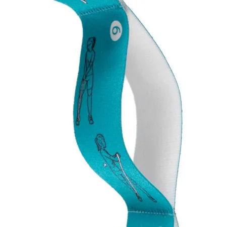 Стрічка для розтяжки еластичний еспандер Сірий