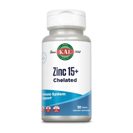 Zinc 15+ Chelated - 100 таблеток
