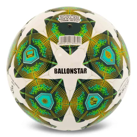 Футбольний м'яч PREMIER BALLONSTAR №5 PU зелений