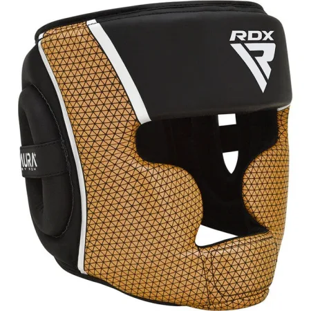 Боксерський шолом RDX AURA PLUS T-17 Black Golden M