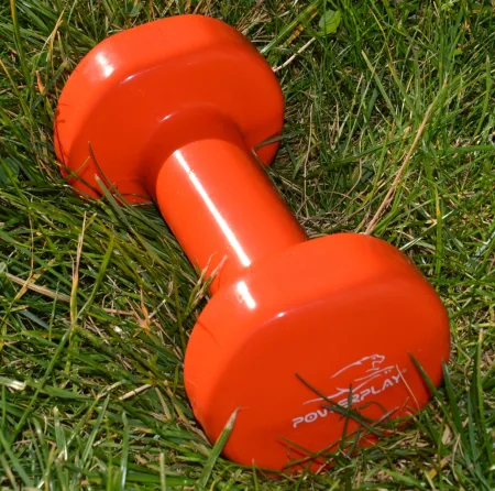 Гантель вінілова PowerPlay 1 кг. PP_4103 помаранчева (1шт.)